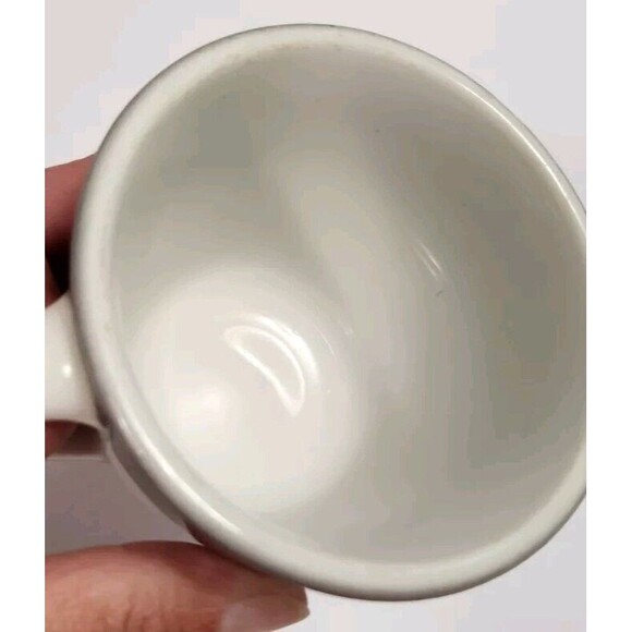 Vintage Jackson Custom China Mug Set Of Two White With Gray & Red  See Pics - Picture 8 of 13